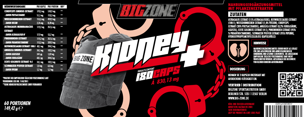 BIG-ZONE kidney+