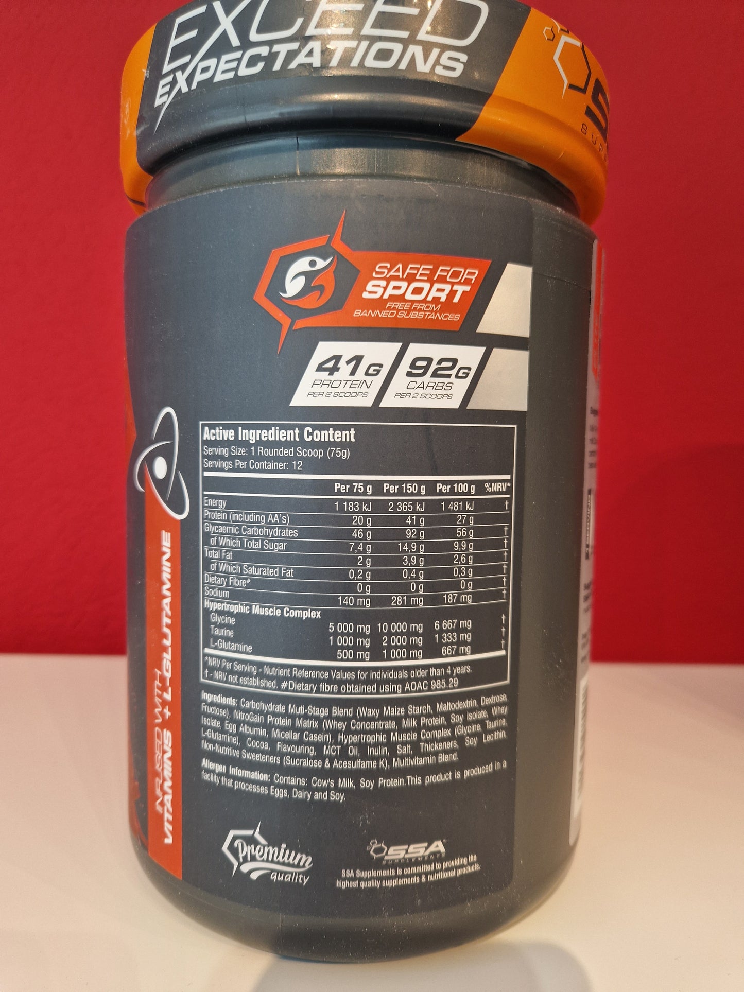 SSA-SUPPLEMENTS Massive Muscle 908gr