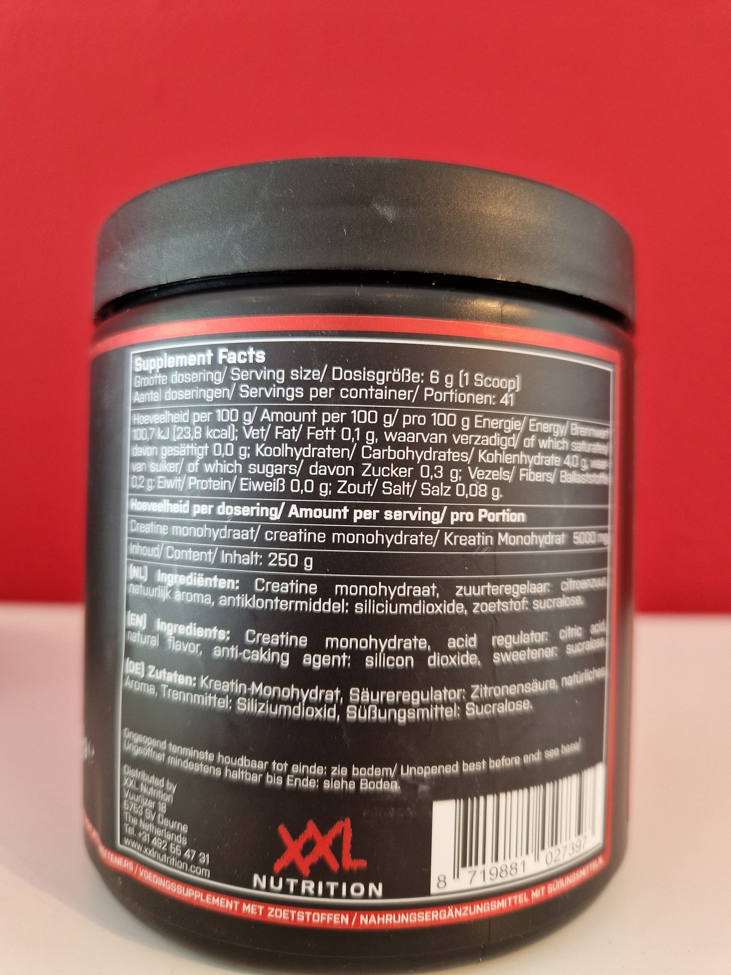 XXL-NUTRITION Creatin Monohydrat 250gr