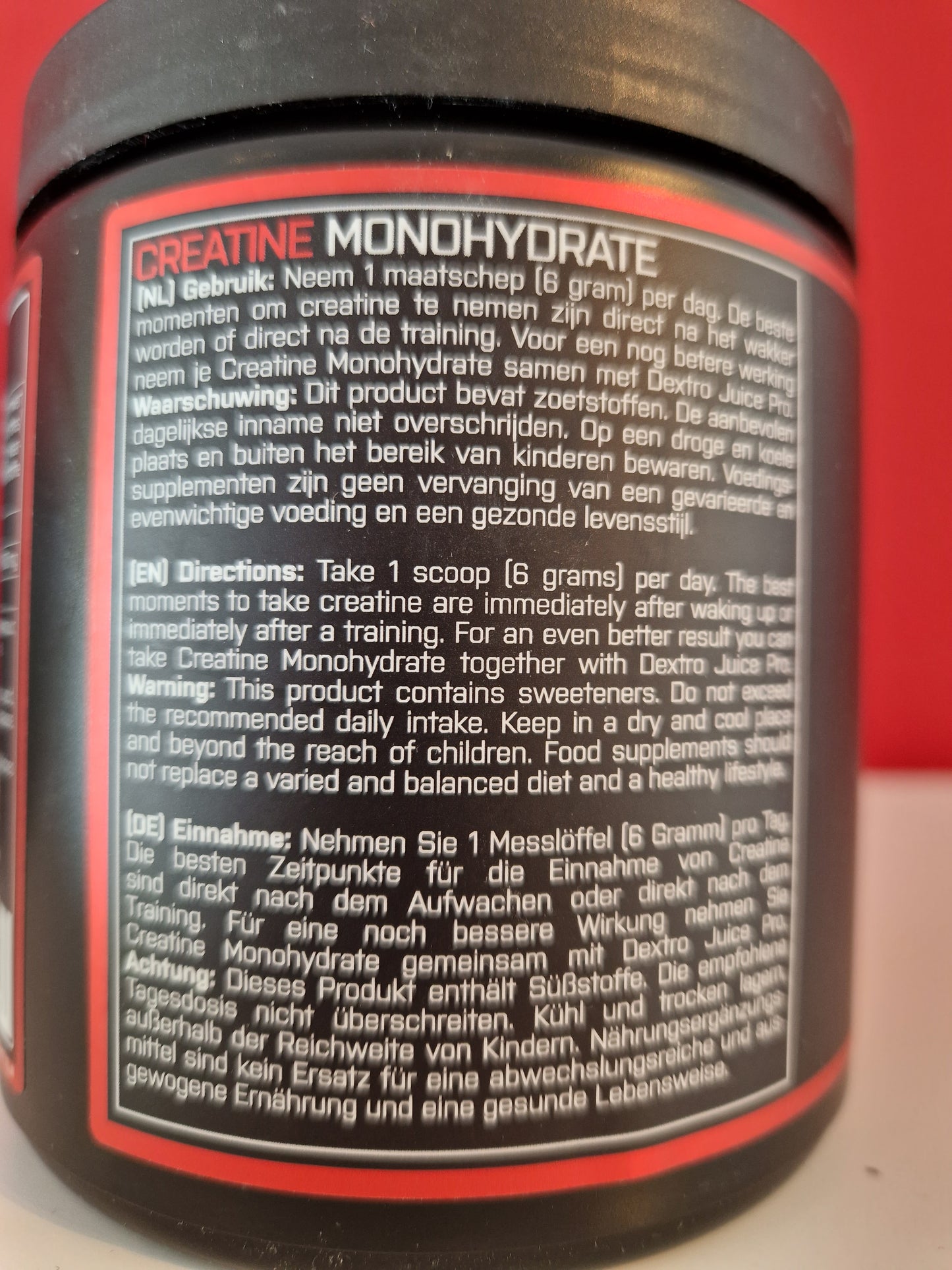 XXL-NUTRITION Creatin Monohydrat 250gr