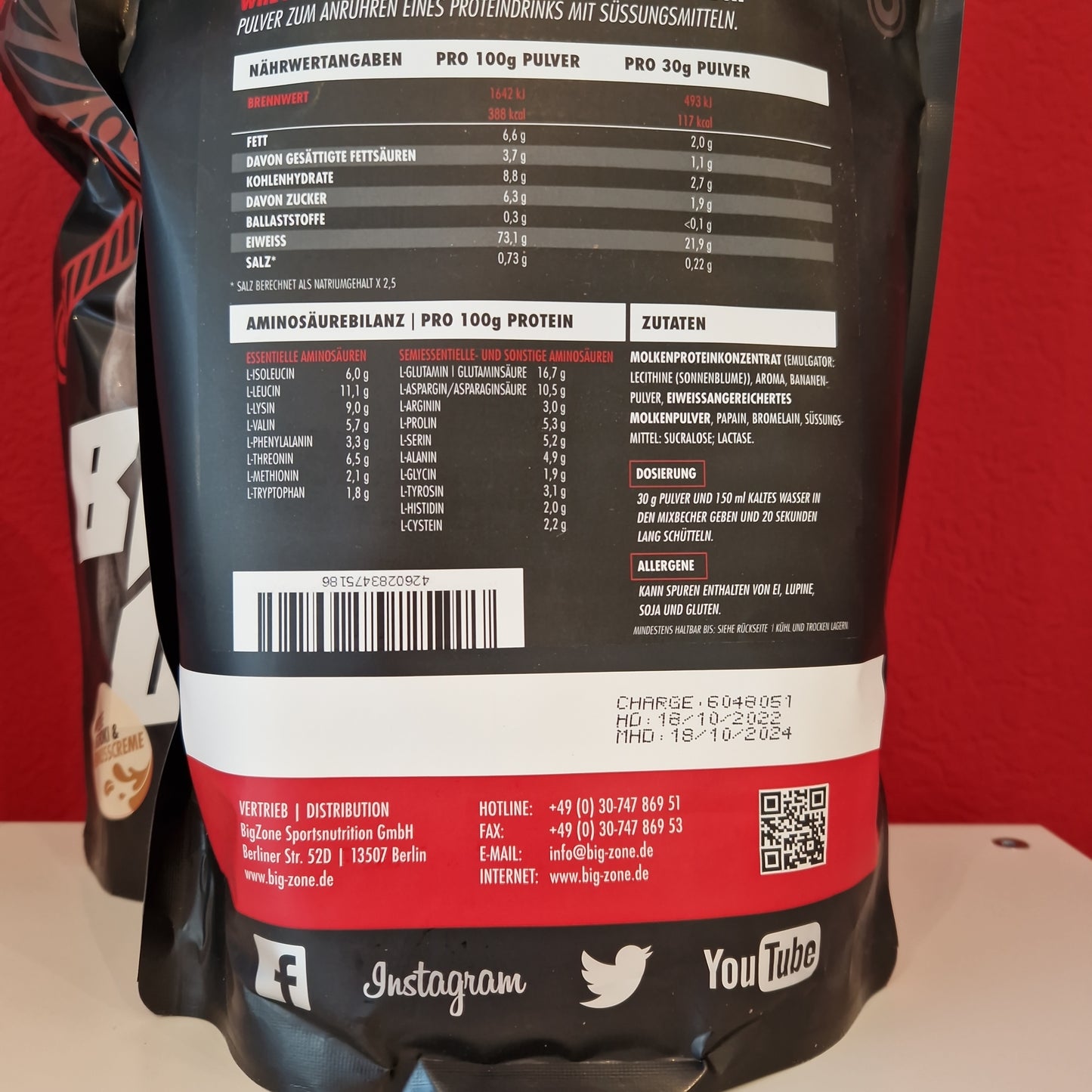 BIG-ZONE BattleWhey 1000gr