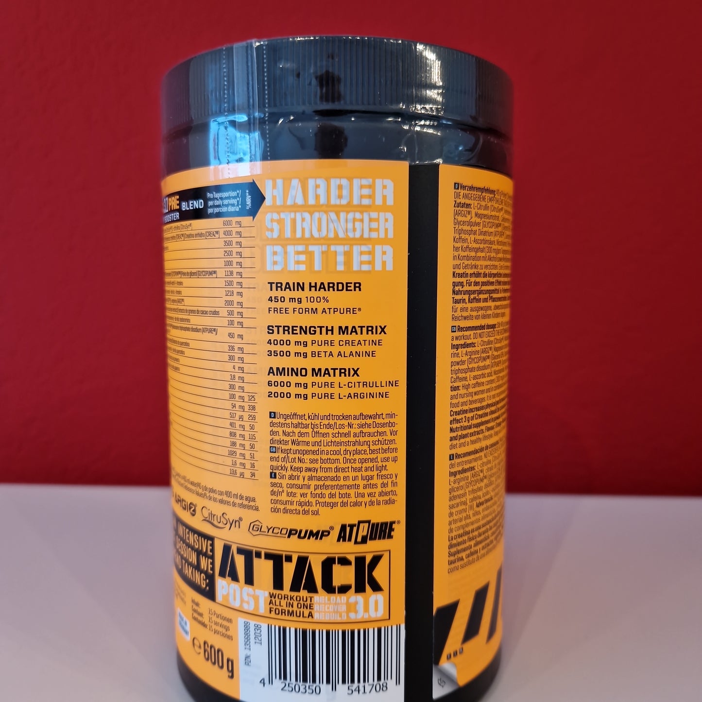 BodyAttack PreAttack Booster 600gr