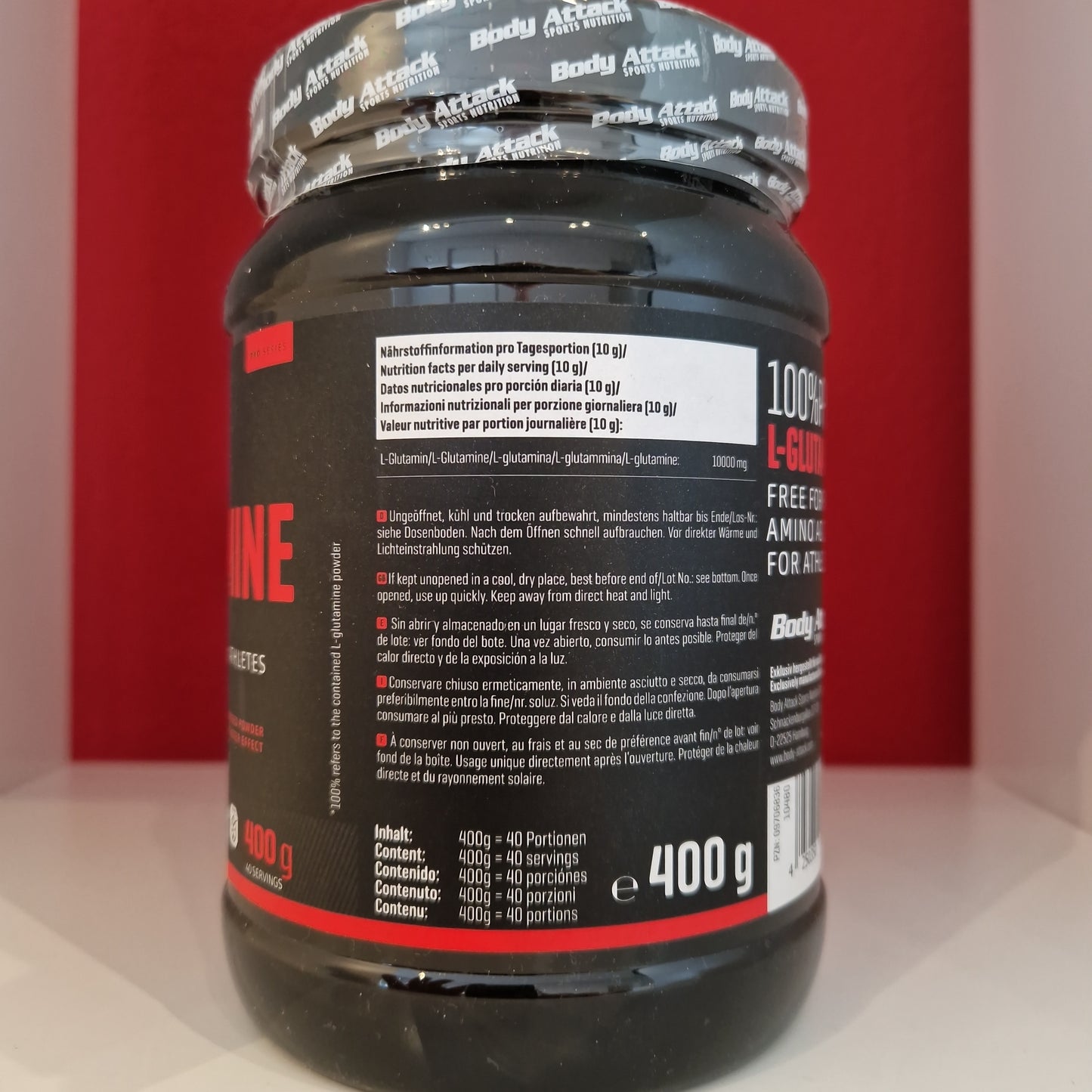 BodyAttack L-GLUTAMINE 400gr