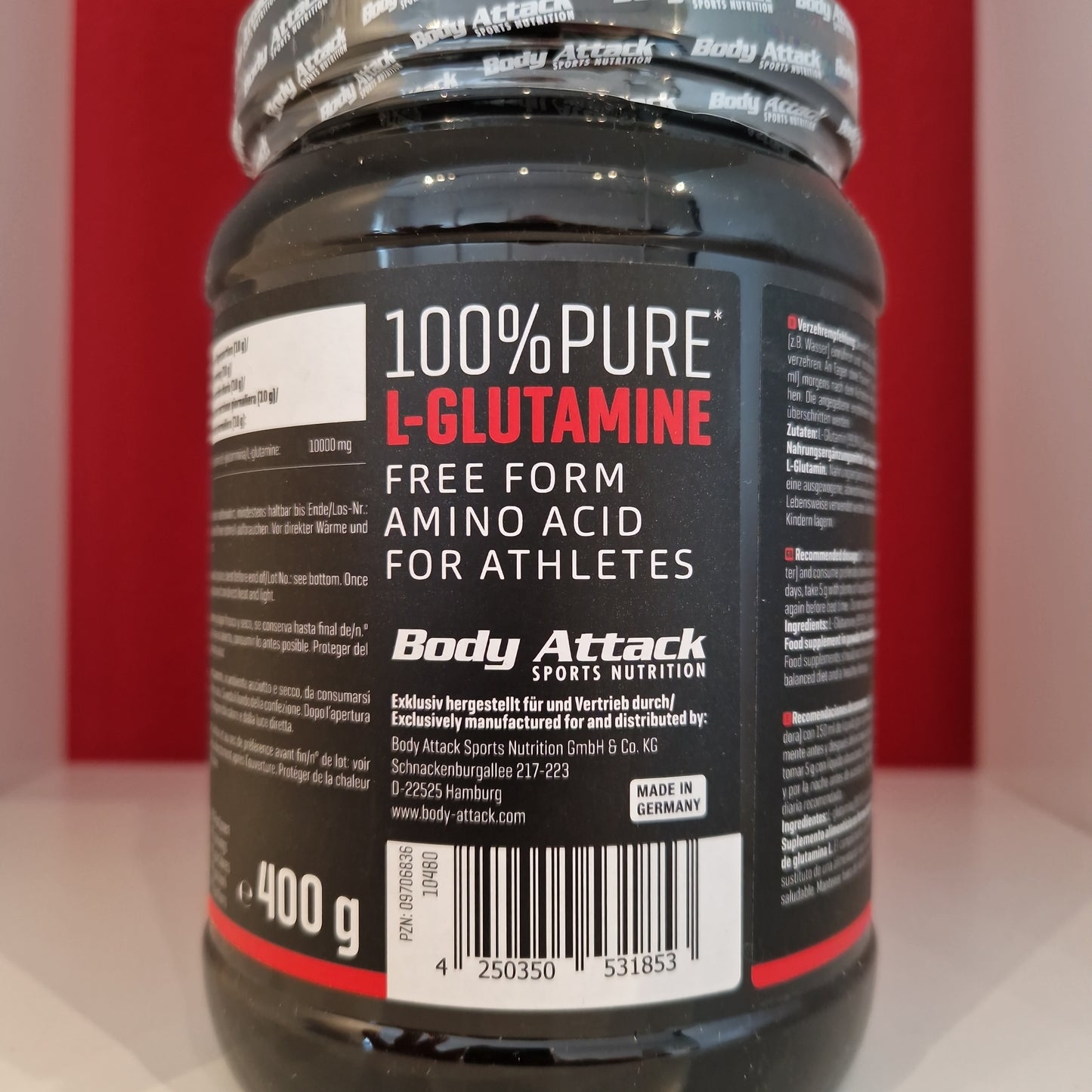 BodyAttack L-GLUTAMINE 400gr