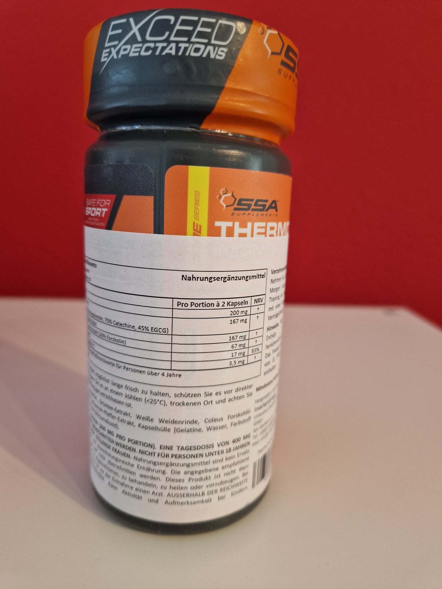SSA SUPPLEMENTS Thermo Incinerate 120Kaps