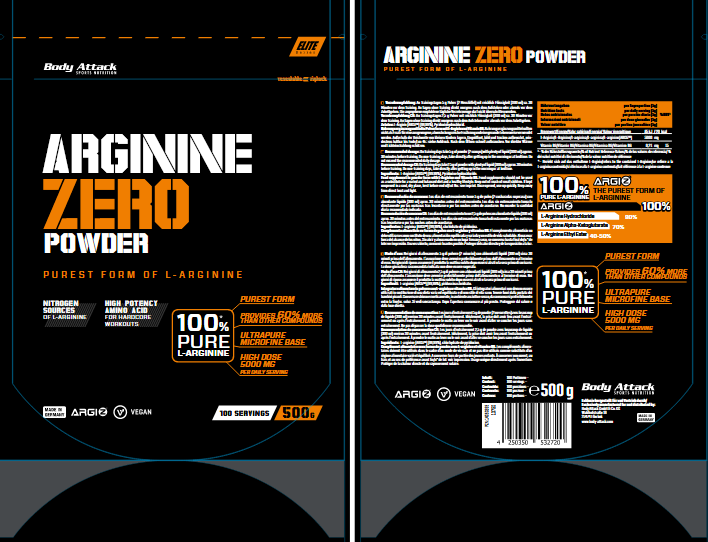 BodyAttack Arginine zero 500gr