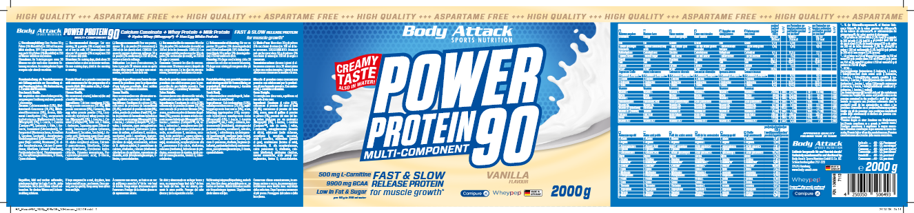 BodyAttack PowerProtein90 2 kg